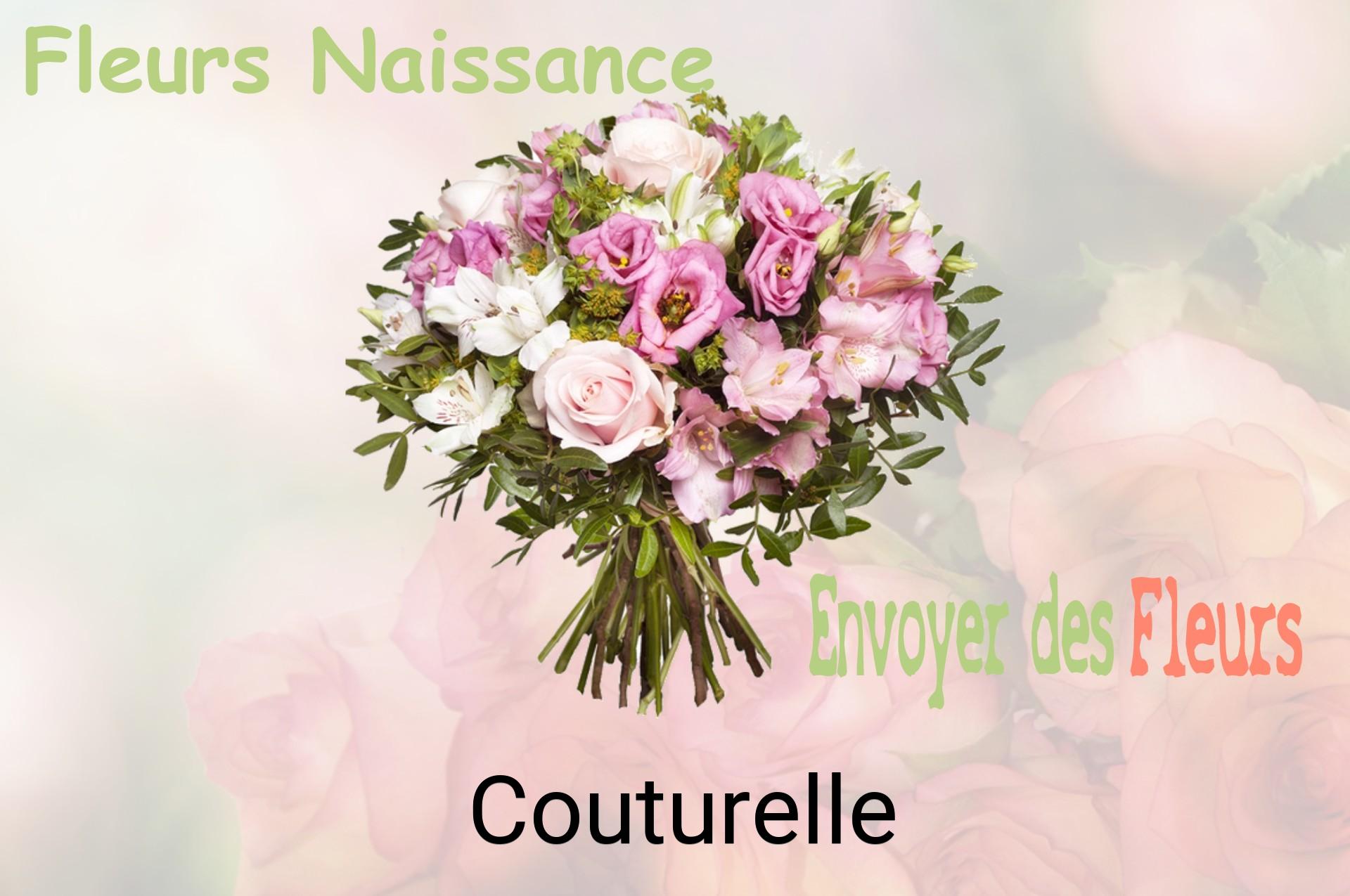 Bouquet de fleurs de naissance livré à Couturelle